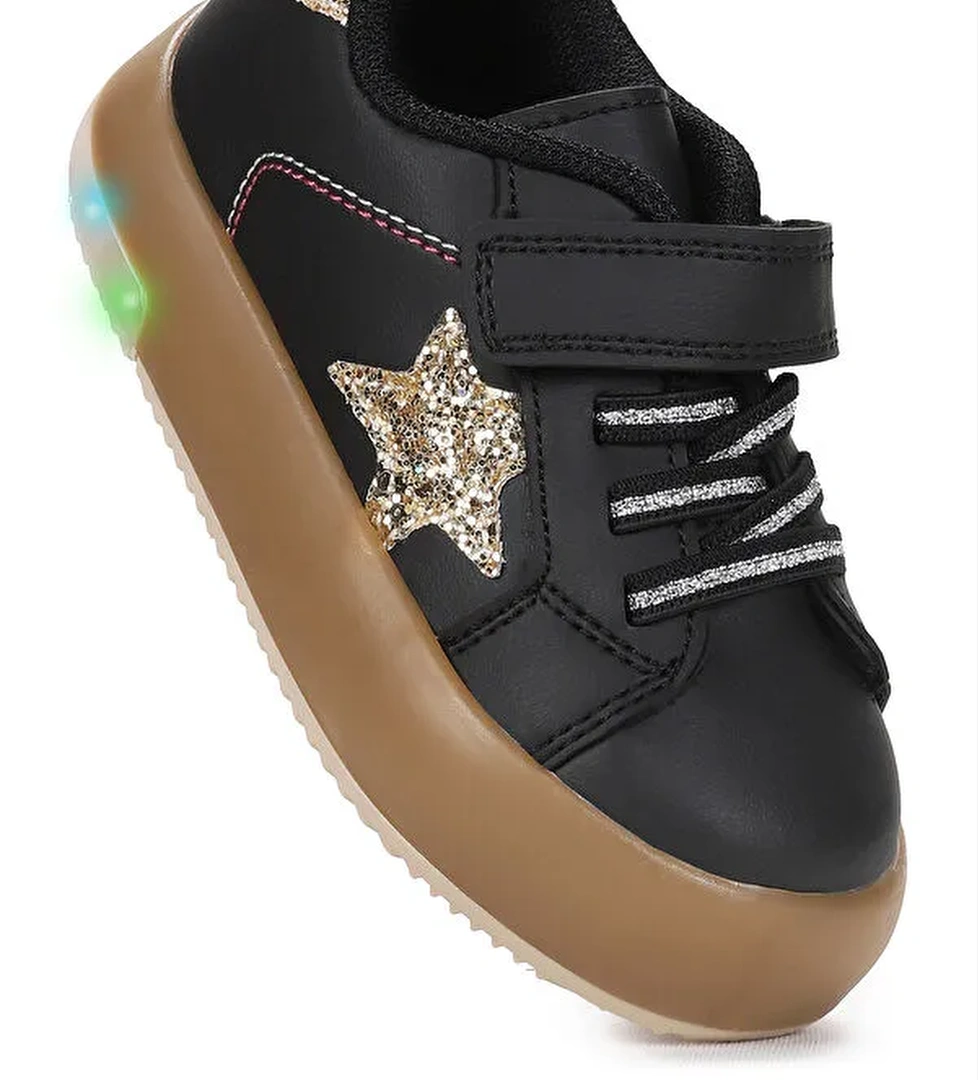 Rena Günlük Cırtlı Işıklı Kız Bebek Spor Ayakkabı - Görsel 1