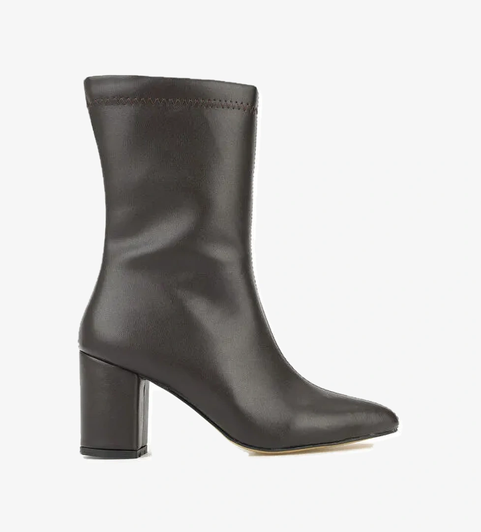 Kadın Topuklu Bot 1531044Z4006 Kahve