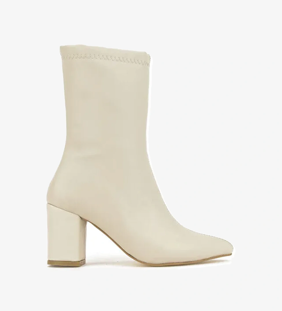 Kadın Topuklu Bot 1531044Z4006 Bej