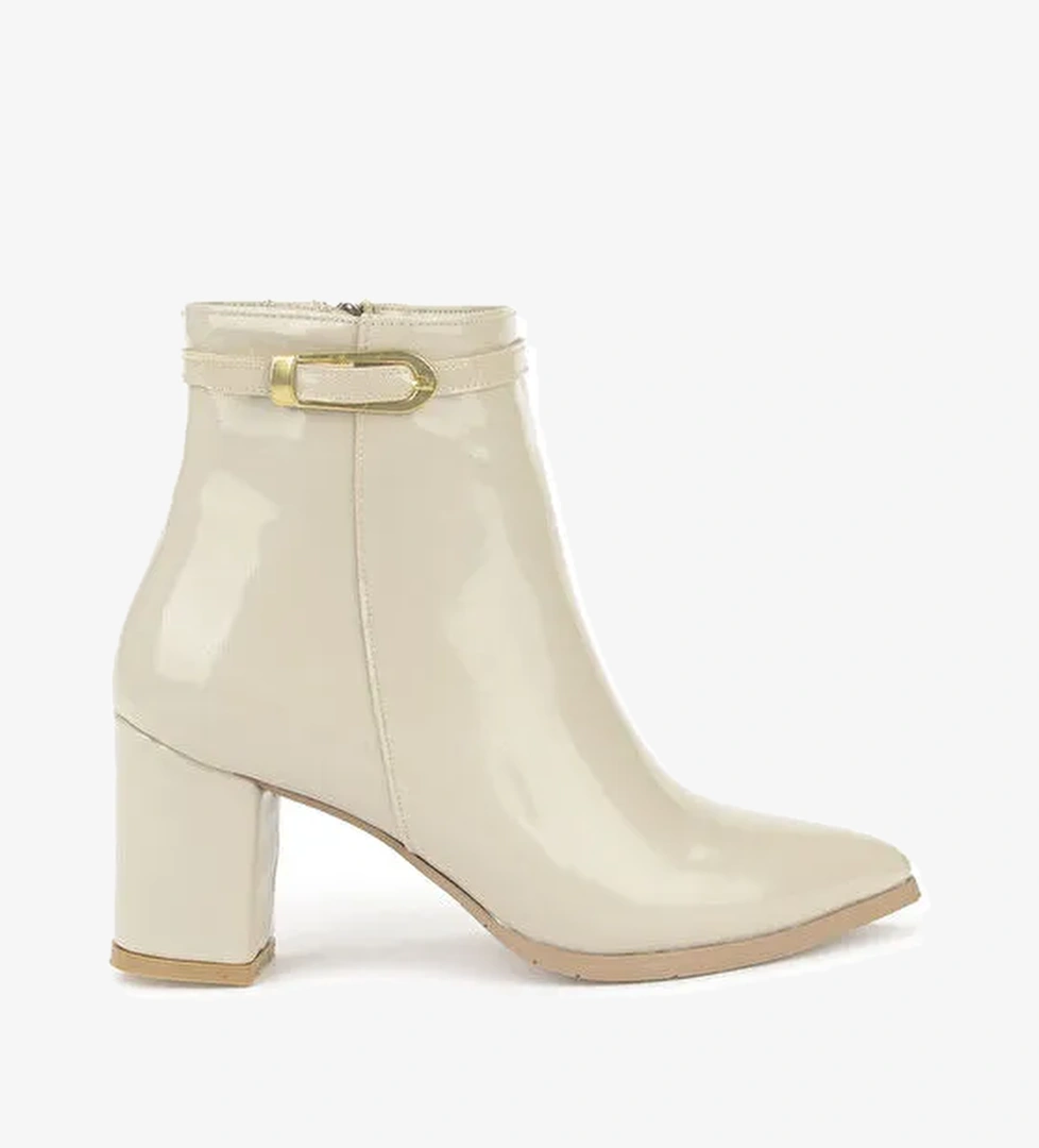 Kadın Topuklu Bot 1531044Z4010 Bej