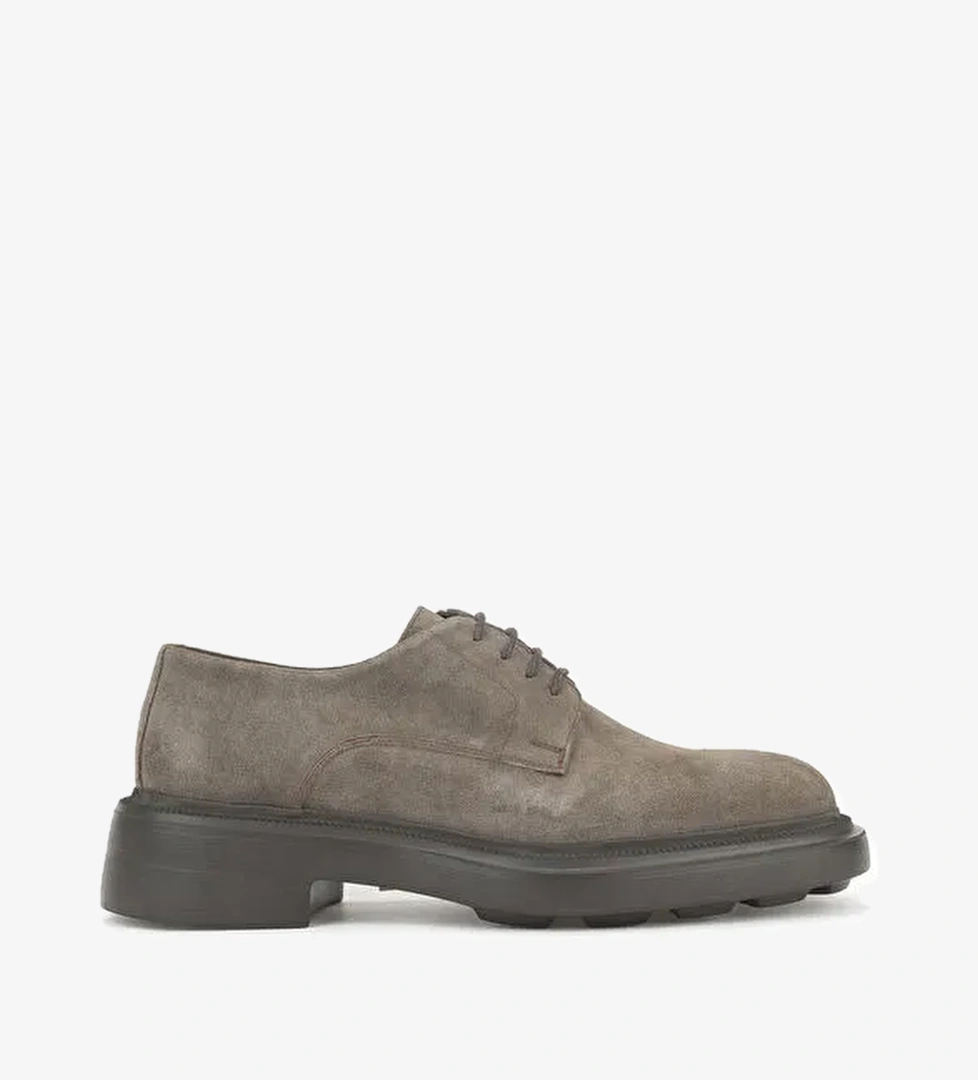 Erkek Hakiki Deri Ayakkabı 153986Z4326 Vizon