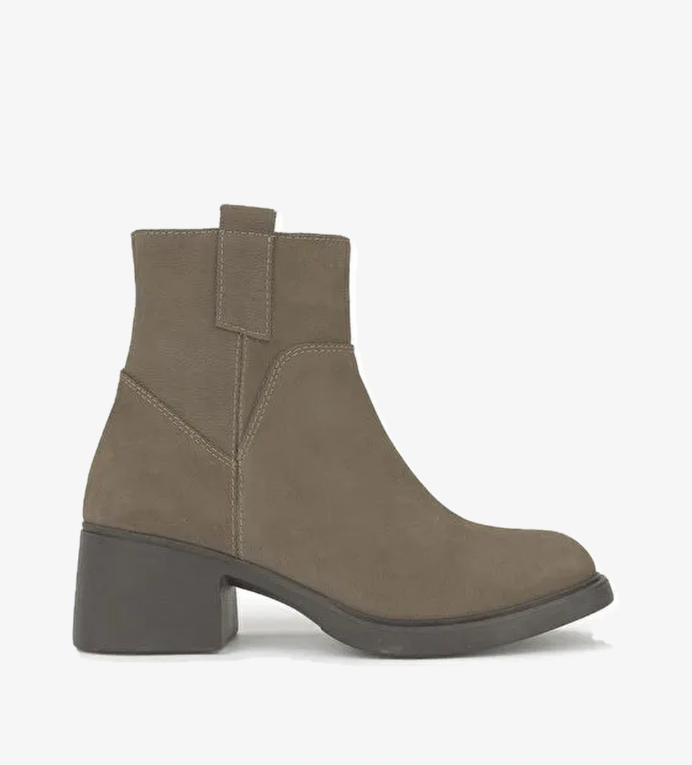 Kadın Hakiki Deri Bot 153359Z623 Vizon