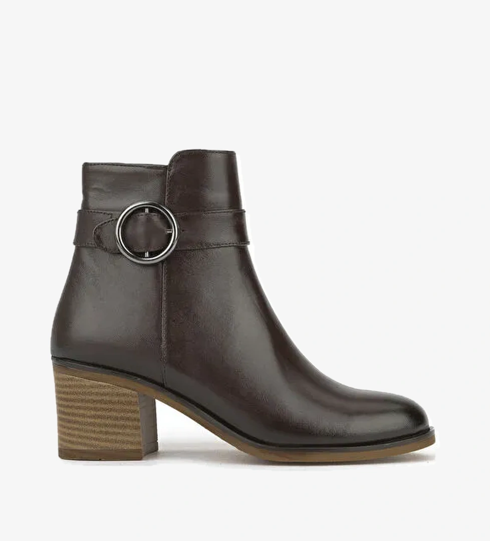 Kadın Hakiki Deri Bot 1531020Z301 Kahve