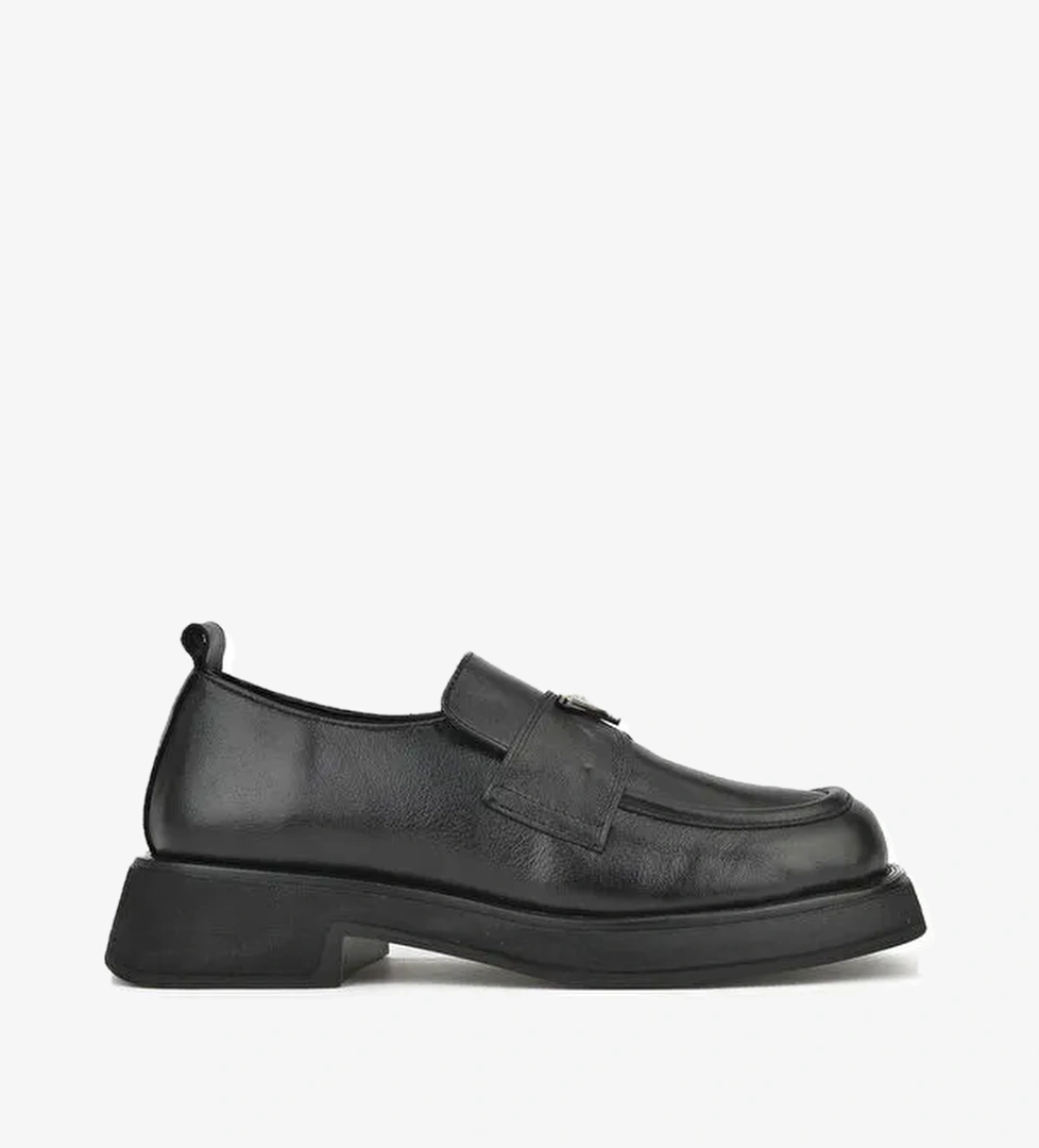 Ziya Kadın Hakiki Deri Ayakkabı 1531050z25100553y Siyah model görseli