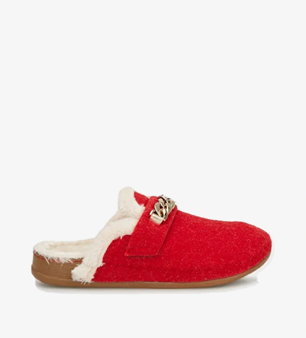 Zincir Detaylı İçi Pelüş Ev Terlik 6711005