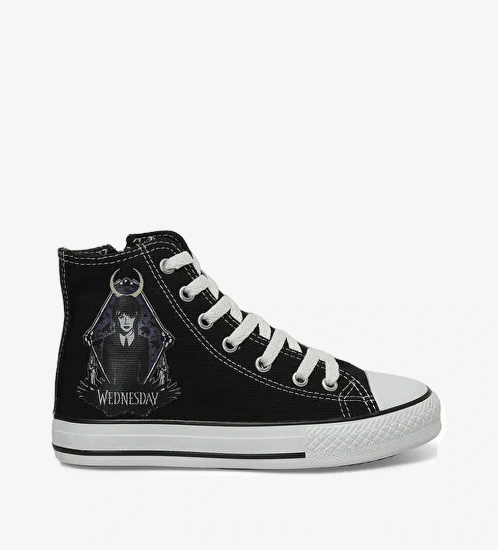 ALINA.F4FX Siyah Kız Çocuk High Sneaker - Görsel 1