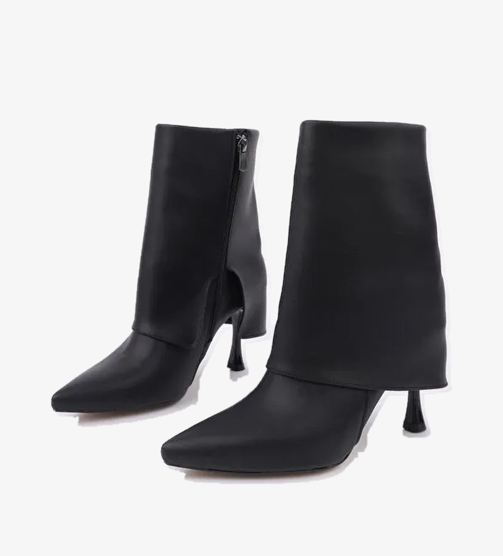 MARLA Sivri Burun İnce Topuklu Fermuarlı Kadın Bot