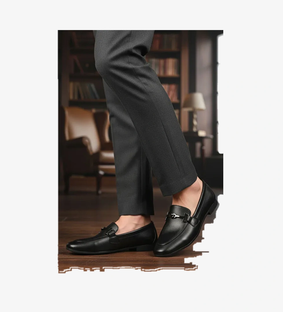 Siyah Cilt Hafif Esnek Kadın Casual Ayakkabı 572433 Z