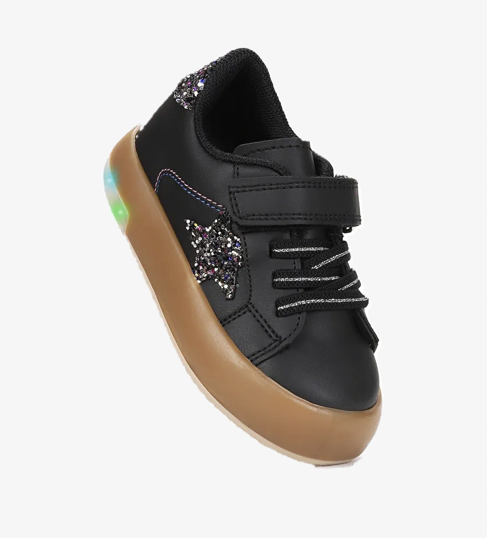 Rena Günlük Cırtlı Işıklı Kız Bebek Spor Ayakkabı - Görsel 1