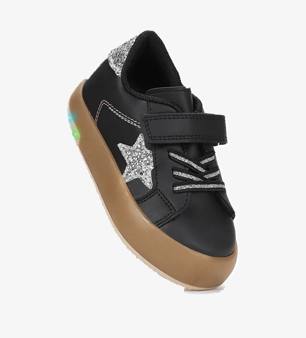 Rena Günlük Cırtlı Işıklı Kız Bebek Spor Ayakkabı