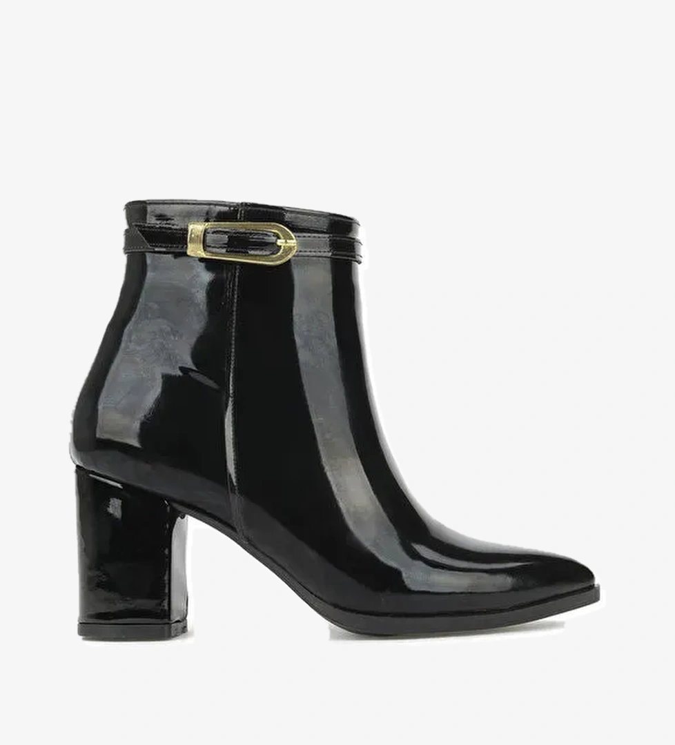 Ziya Kadın Topuklu Bot 1531044z4010 Siyah Bej model görseli