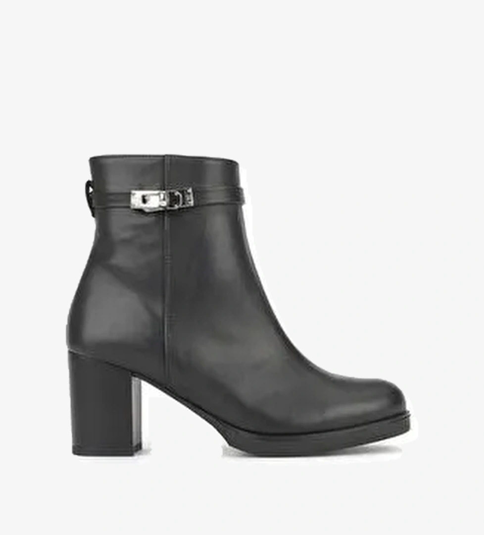 Kadın Hakiki Deri Bot 1531030Z2599 Siyah - Görsel 1