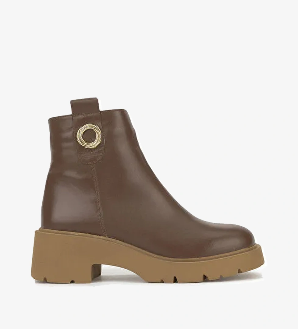 Kadın Hakiki Deri Bot 1531030Z2593 Taba - Görsel 1