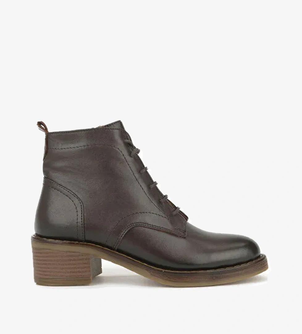 Kadın Hakiki Deri Bot 1531020Z2327 Kahve - Görsel 1