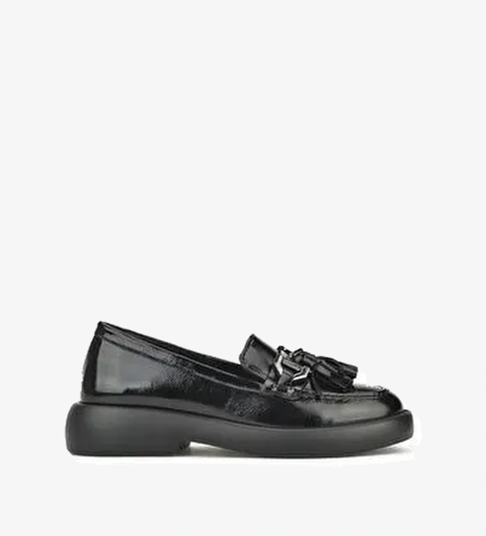 Kadın Hakiki Deri Ayakkabı 1531050Z26102309K2 Siyah - Görsel 1