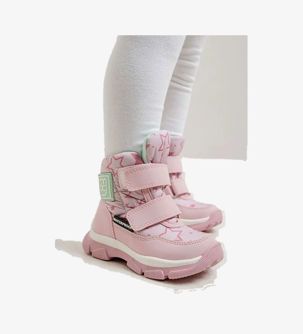 Kız Çocuk Pembe Su Geçirmez Anatomik Günlük Bot