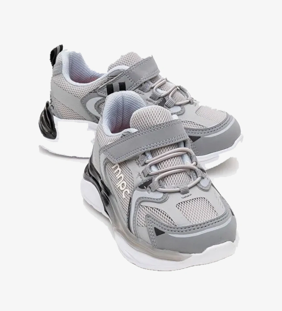 Erkek Çocuk Gri Günlük Spor Ayakkabı - Görsel 1