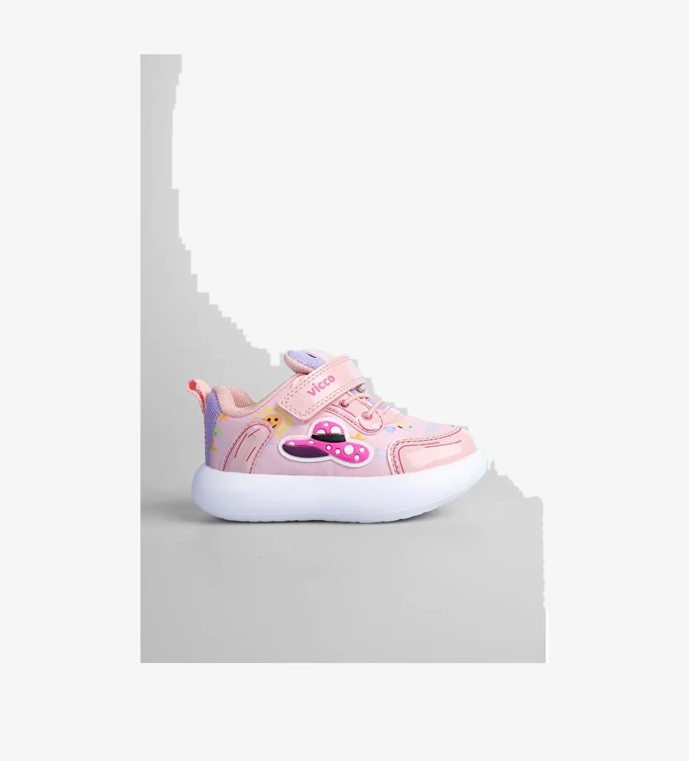 Galaxy Işıklı Bebek Pembe Günlük Ayakkabı - Görsel 1