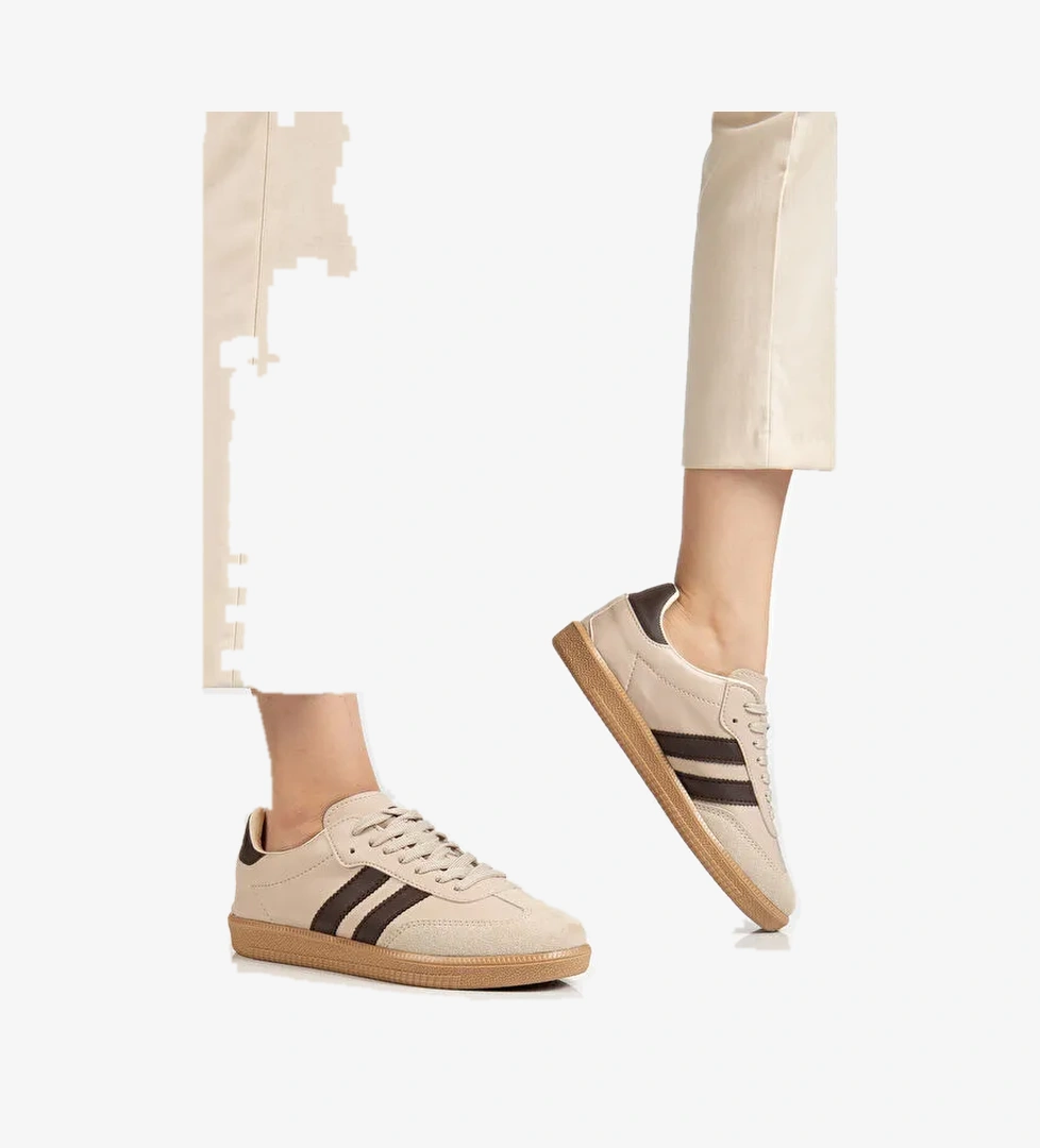 Sanbo Günlük Ortopedik Kadın Sneaker Spor Ayakkabı - Görsel 1