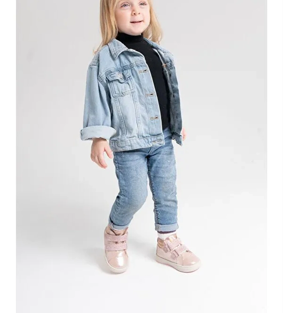 Kız Bebek Pudra Hakiki Deri Suya Dayanıklı Anatomik İlk Adım Bot