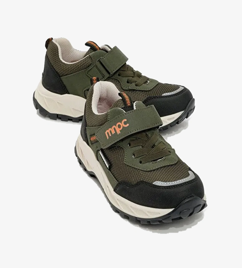 Erkek Çocuk Haki Su Geçirmez Anatomik Ayakkabı