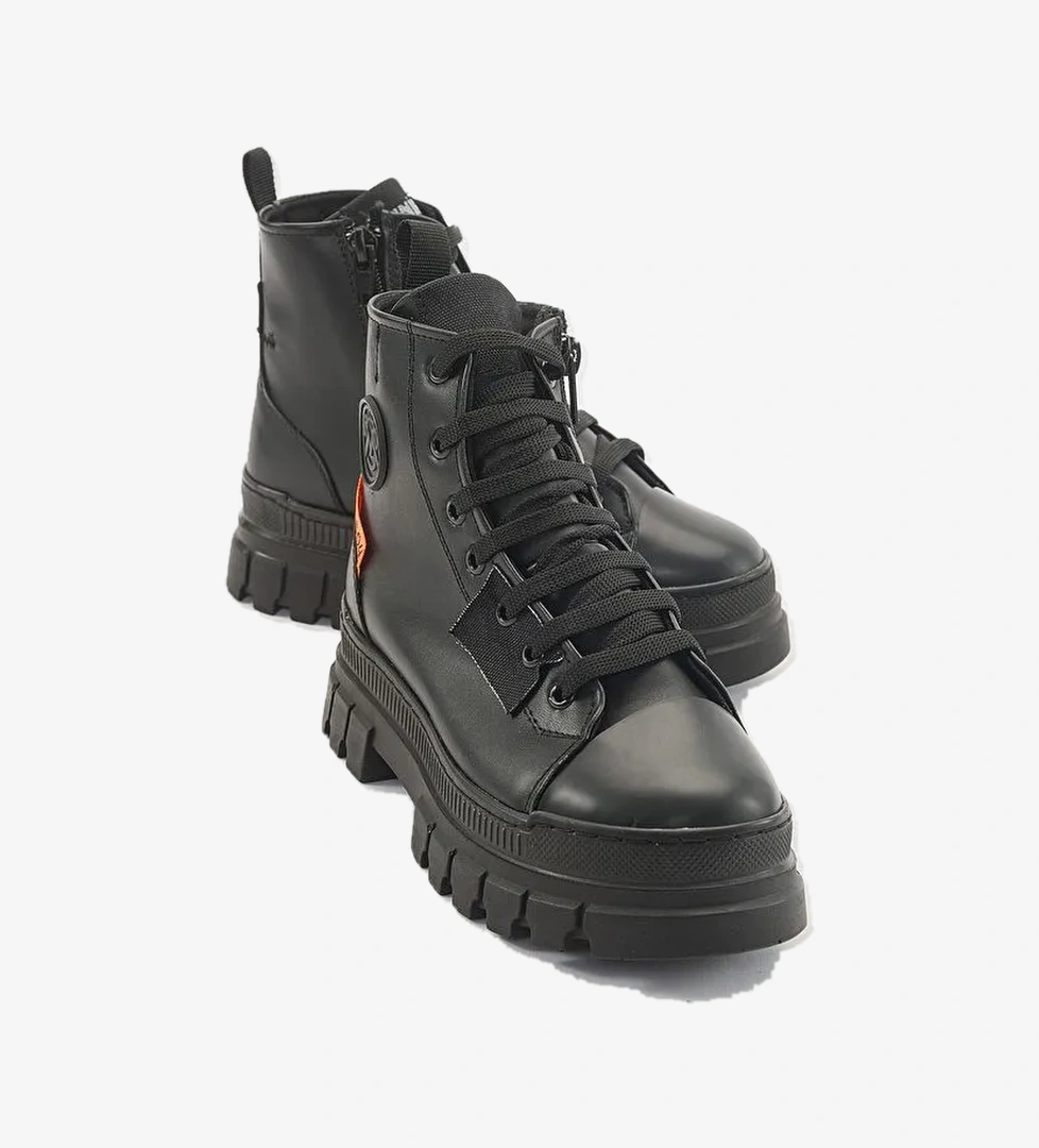 Kız Çocuk Siyah Suya Dayanıklı Anatomik Günlük Bot - Görsel 1