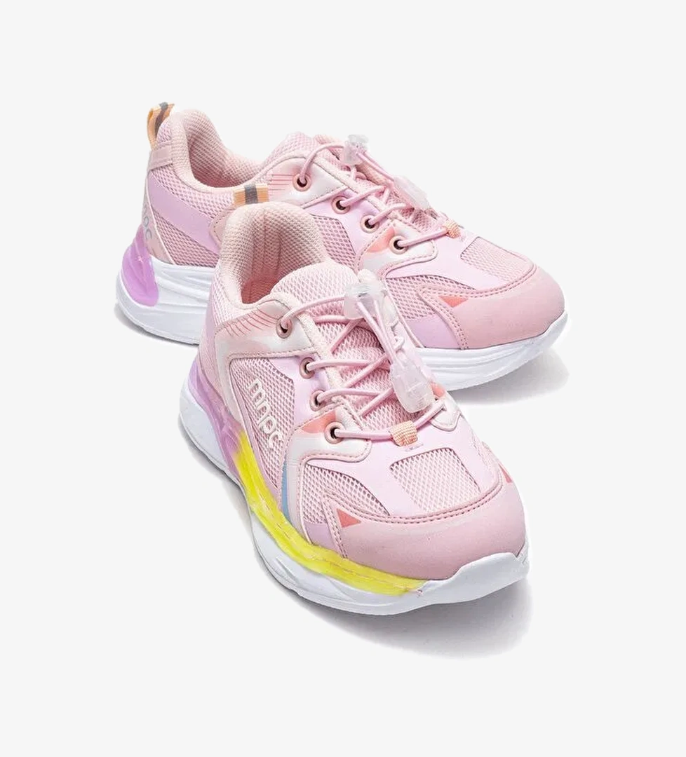 Kız Çocuk Pudra Günlük Spor Ayakkabı - Görsel 1