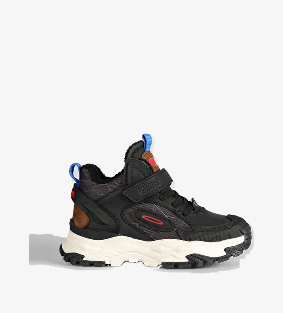 Tura Kürklü Erkek Okul Öncesi Siyah Outdoor Bot - Görsel 1