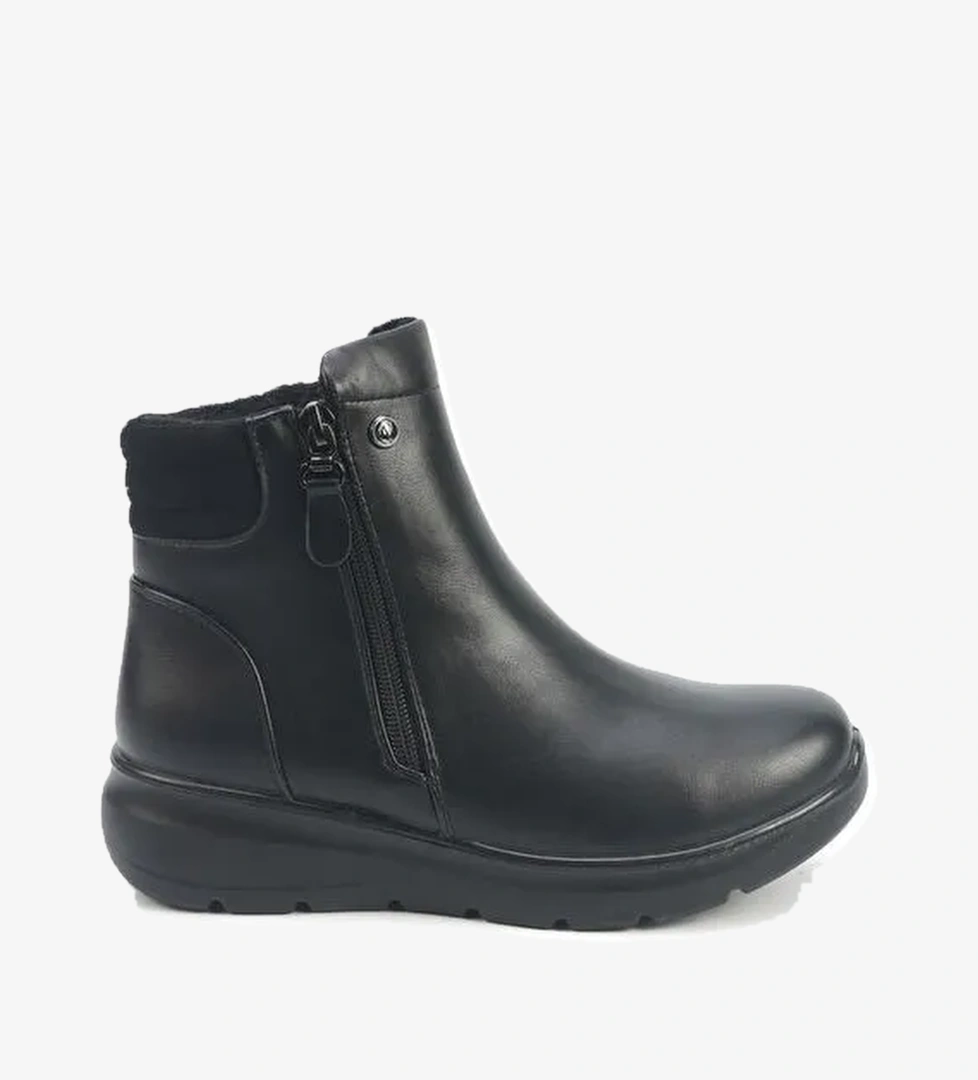 163024.Z5PR Siyah Kadın Dolgu Topuk Bot - Görsel 1