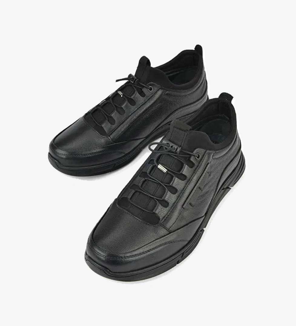 Erkek Hakiki Deri Ayakkabı 1531040ZK2212 Siyah