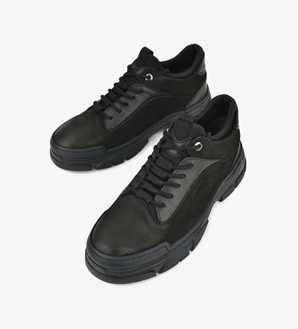 Erkek Hakiki Deri Ayakkabı 1531040ZK2309 Siyah