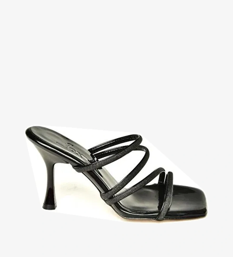 P5900339 Siyah Kadın Topuklu Ayakkabı