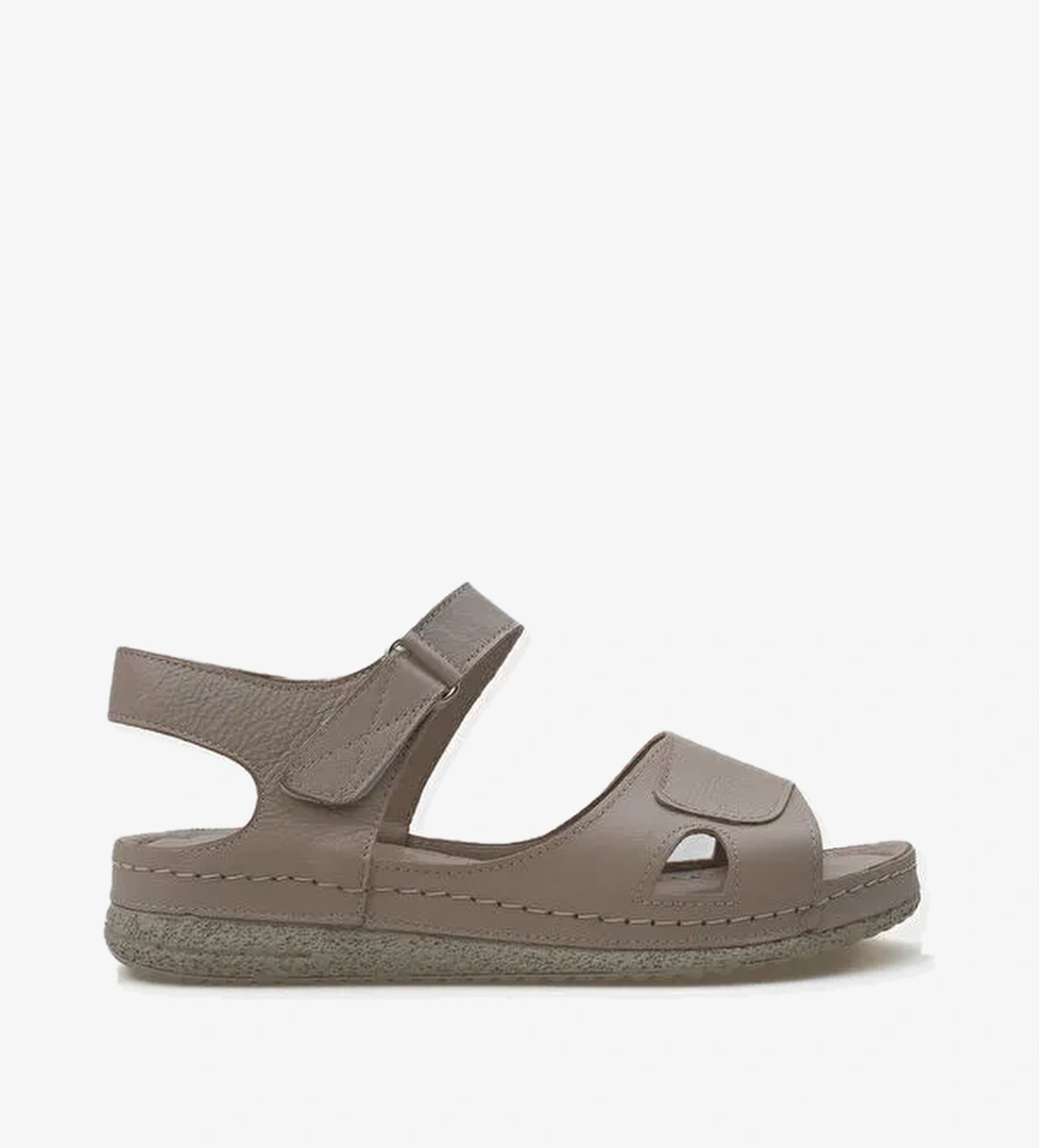 Emily Deri Konfor Anatomik Kadın Sandalet - Görsel 1