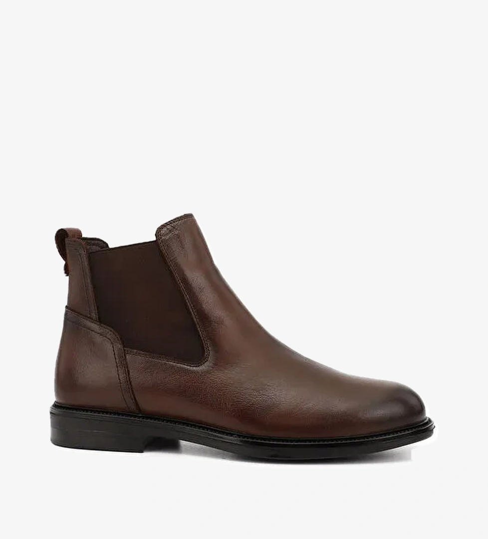 Erkek Kauçuk Taban Hakiki Deri Chelsea Bot - Görsel 1