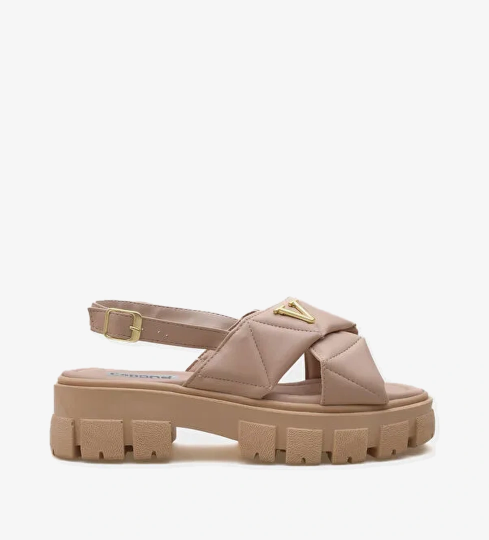 Chiquita Kalın Tabanlı Bilekten Bantlı Konfor Tabanlı Kadın Sandalet