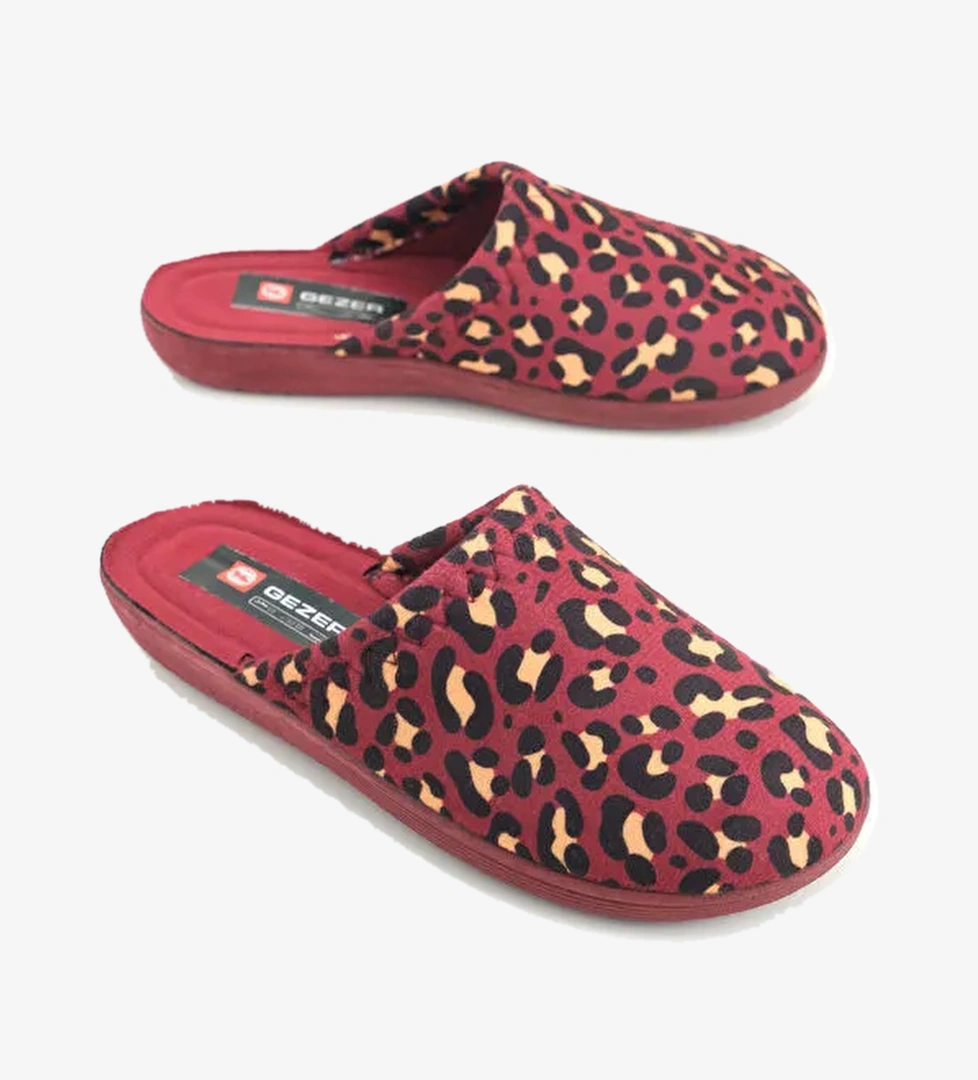 Gezer Siyah Gezer Kışlık Rahat Kadın Taban Ev Bahçe Terlik