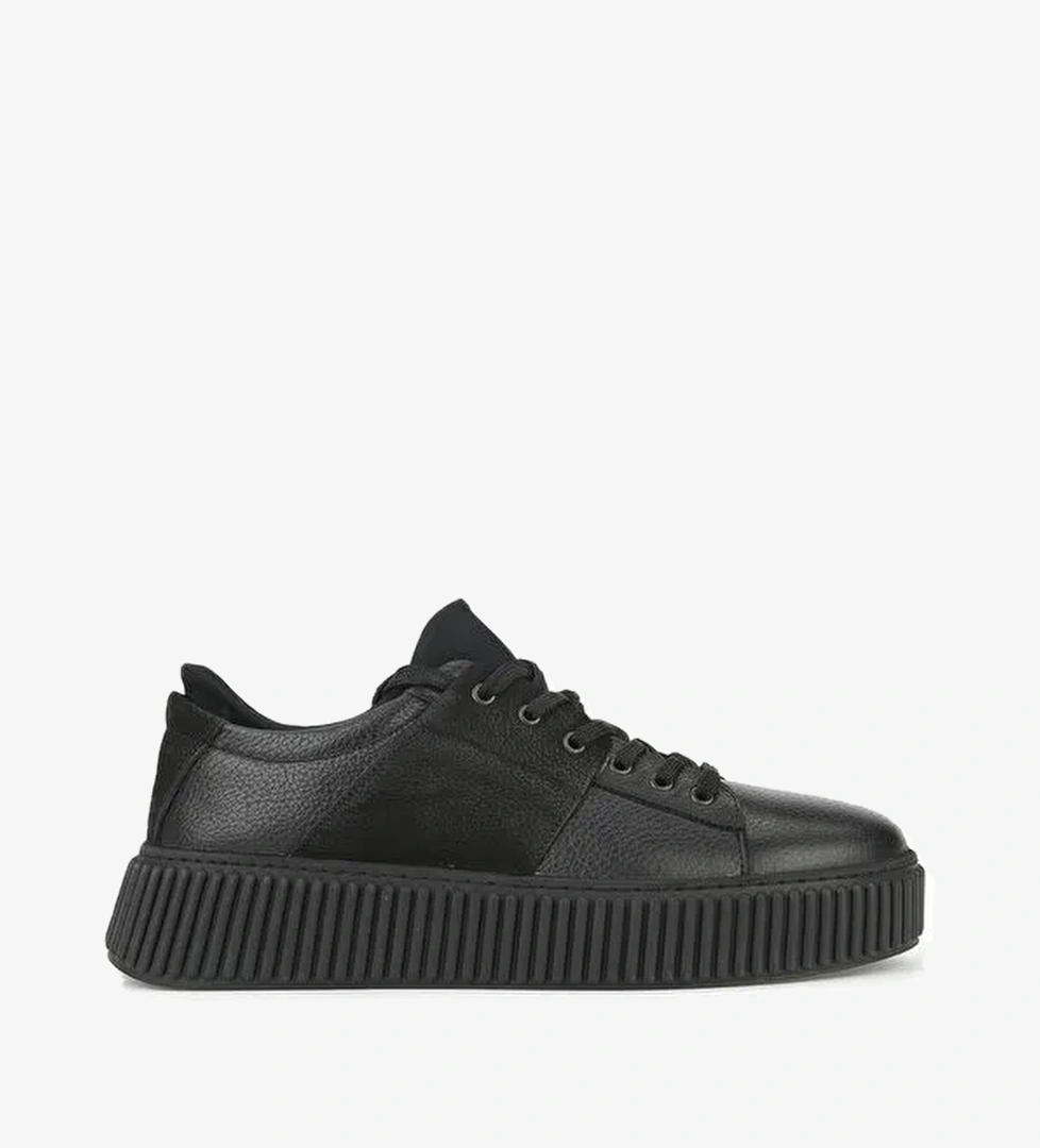 Erkek Hakiki Deri Ayakkabı 1531025Z2509 Siyah - Görsel 1