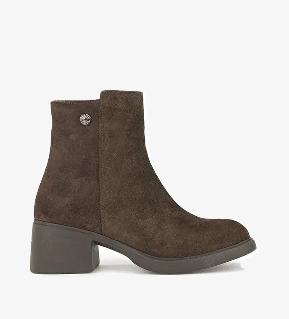 Kadın Hakiki Deri Bot 153359Z6212 Kahve