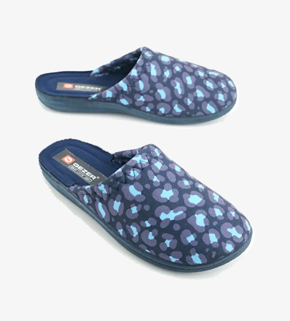 Gezer Siyah Gezer Kışlık Rahat Kadın Taban Ev Bahçe Terlik