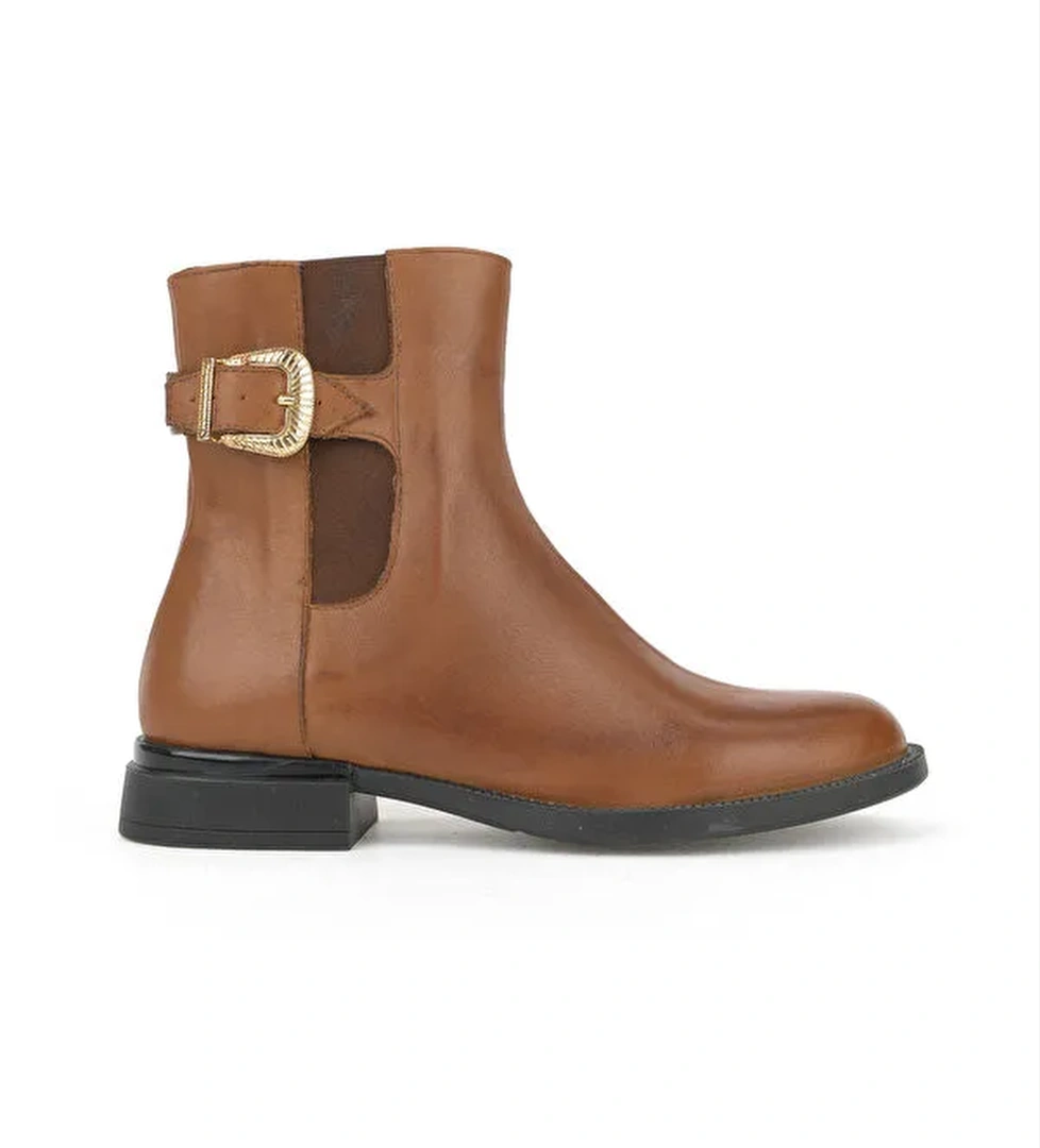 Kadın Hakiki Deri Bot 1531022Z7614 Taba