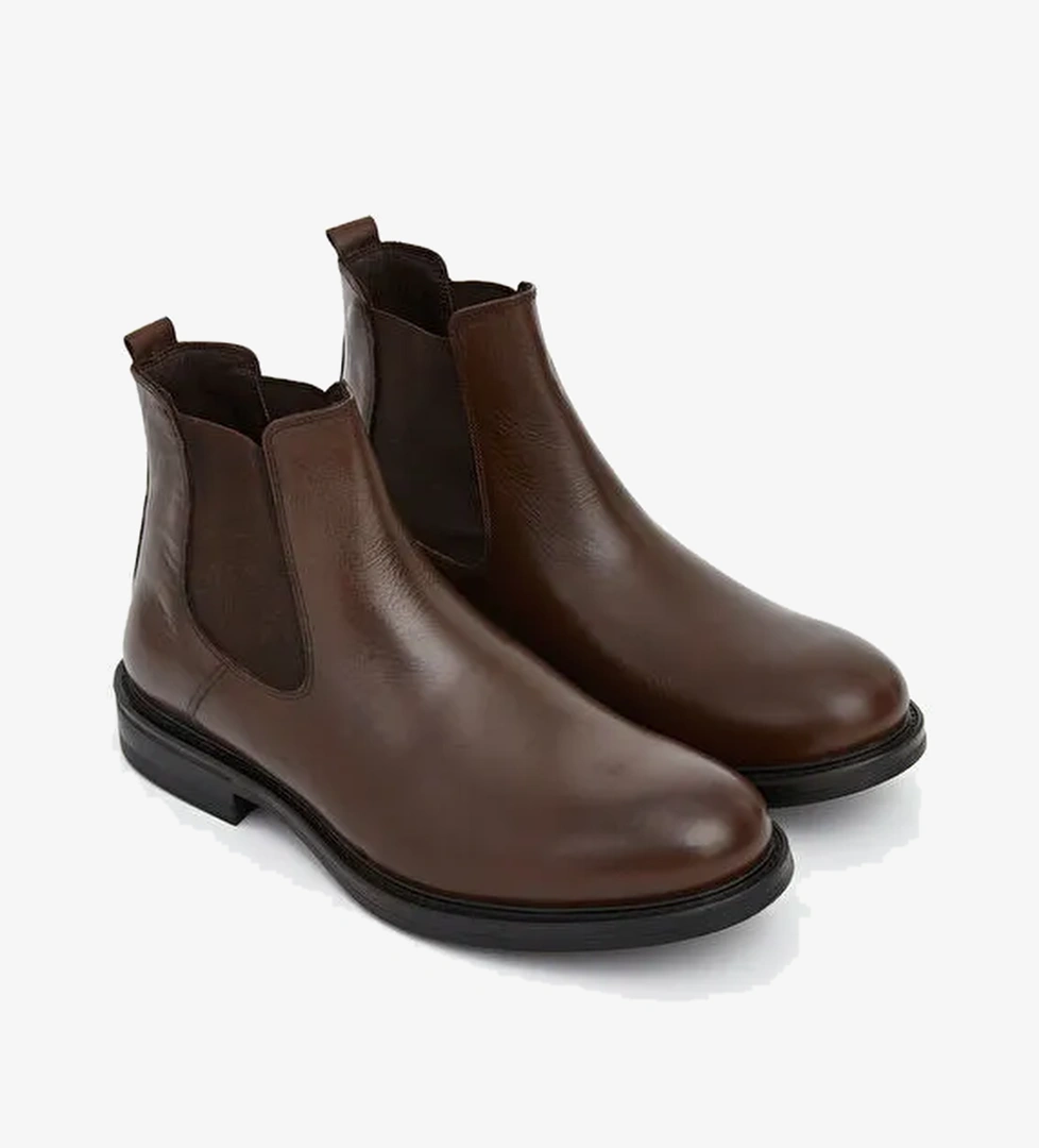 Erkek Hakiki Deri Bot - Görsel 1