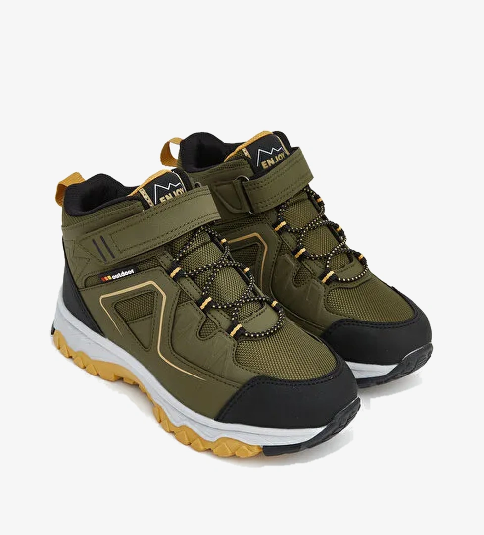 Bagcik ve Cirt Cirtli Erkek Cocuk Trekking Bot