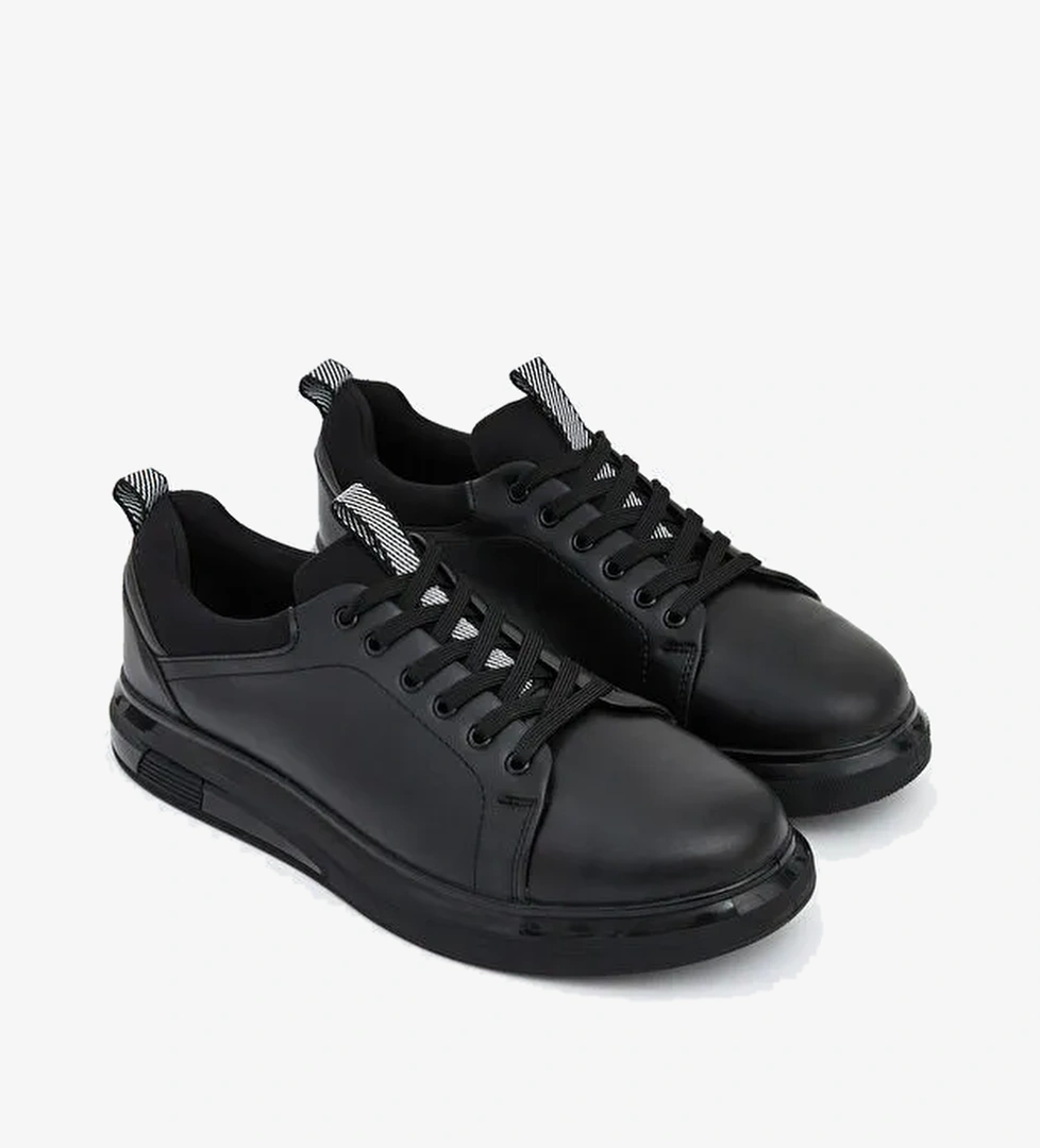 Deri Görünümlü Erkek Spor Ayakkabı - Görsel 1