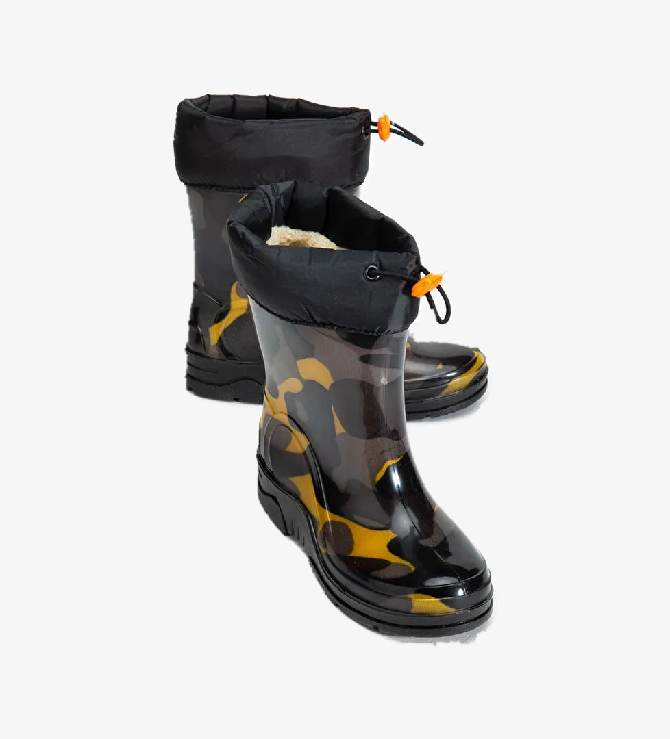 Arısan Termal Kürklü Soğuk Geçirmez Unisex Çocuk Çizme