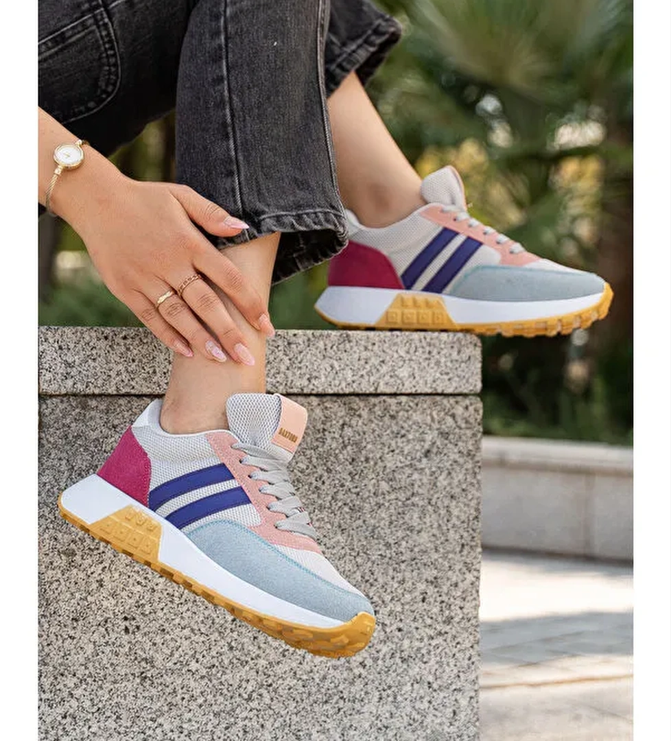 Günlük Ortopedik Kadın Sneaker Spor Ayakkabı