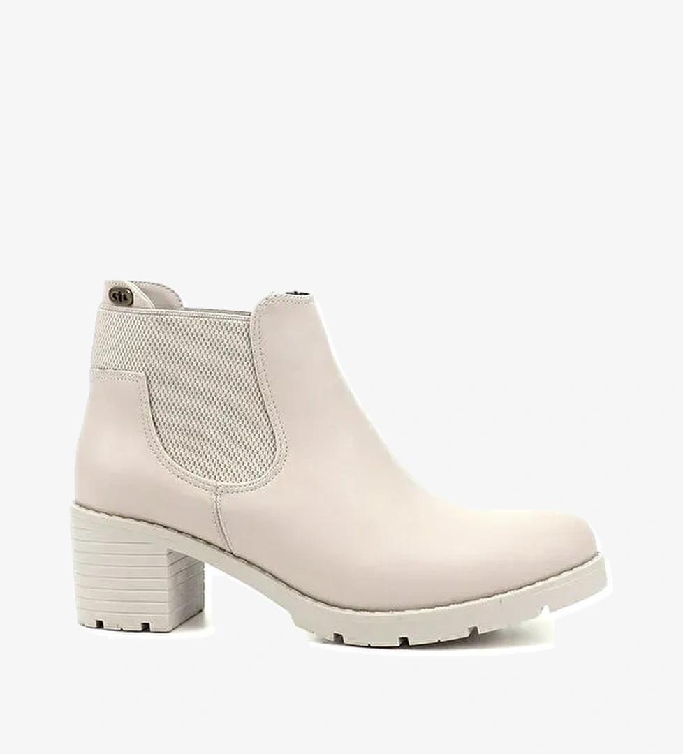 Kadın AÇIK TEN Kalın Topuklu Chelsea Bot - Görsel 1