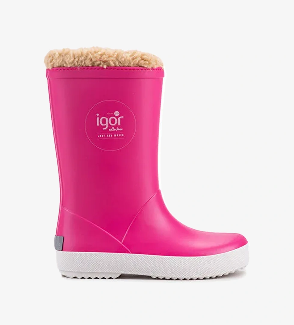 Igor SPLASH NAUTICO BORREGUITO Fuşya Kız Çocuk Yağmur Çizmesi model görseli