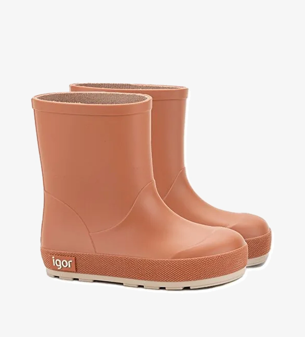 W10294 YOGI DK Kiremit Kız Çocuk Yağmur Çizmesi - Görsel 1