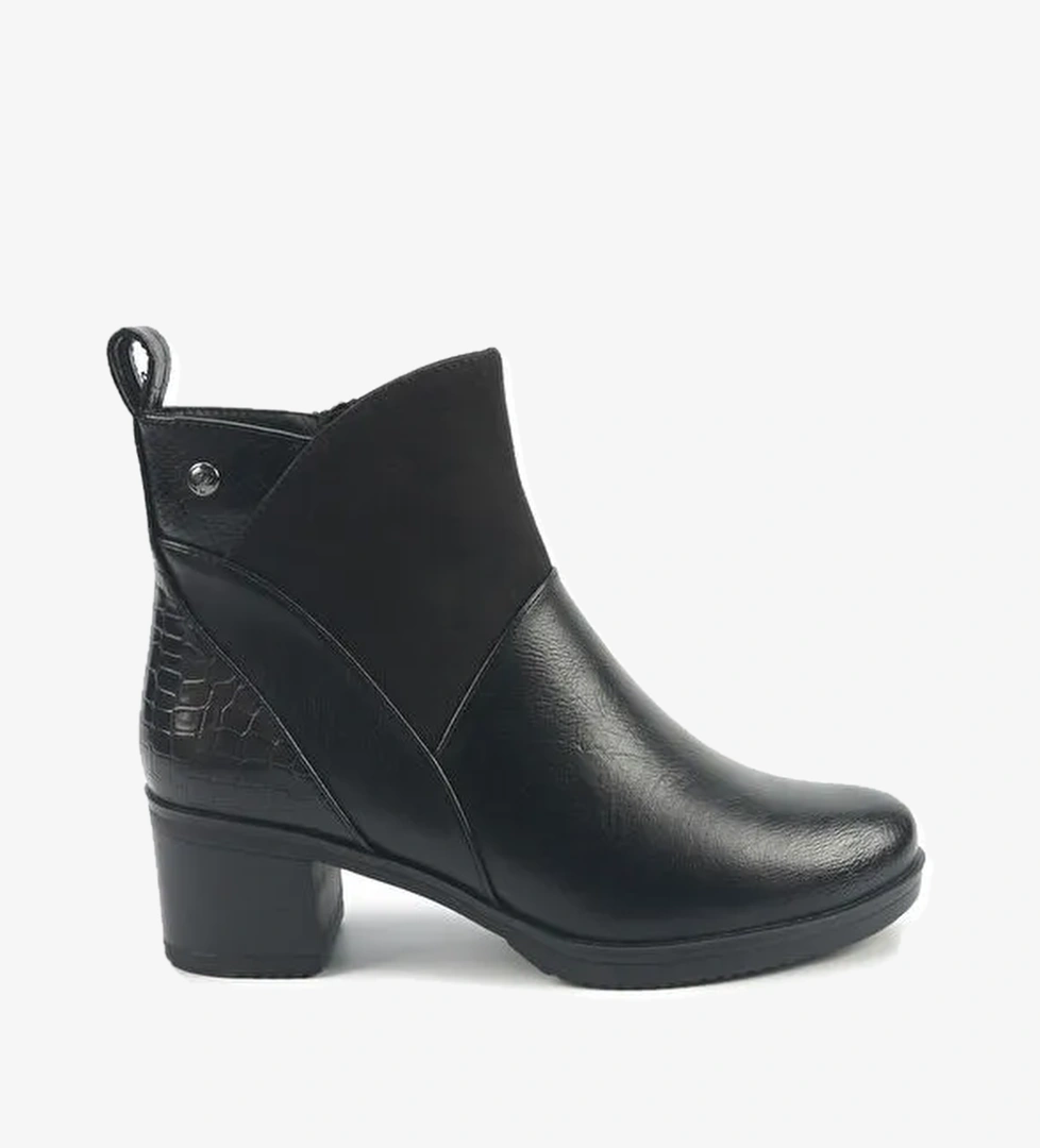 165076.Z5PR Siyah Kadın Topuklu Bot - Görsel 1