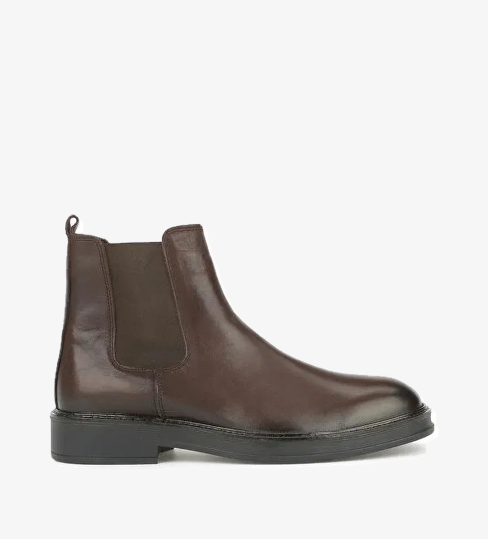 Erkek Hakiki Deri Bot 1531043Z028 Kahve